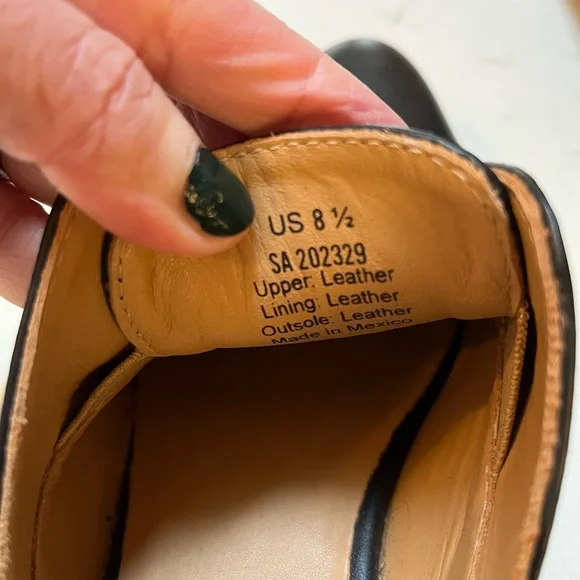 Nisolo Black Leather Flats - Picture 3 of 4